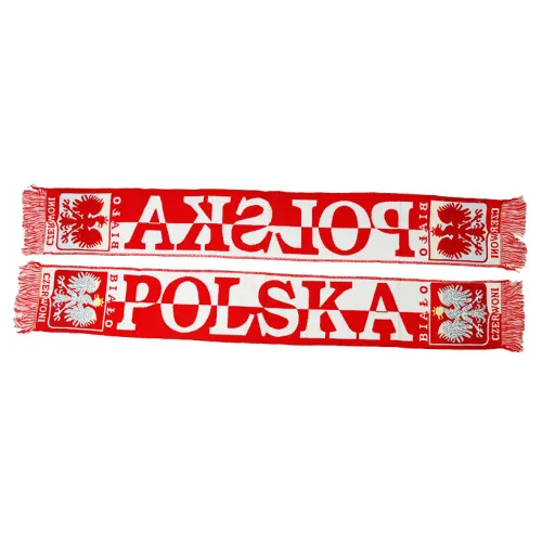 Szalik biało-czerwony...