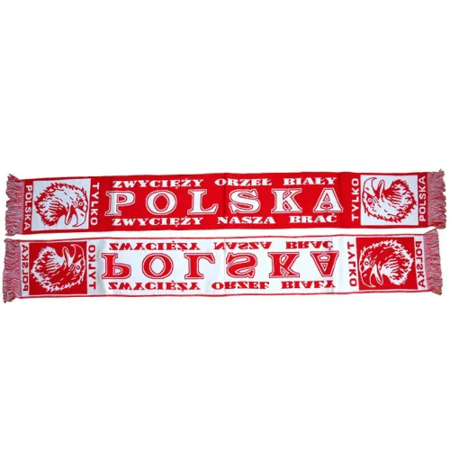 Szalik biało-czerwony...