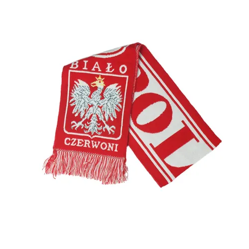 Szalik biało-czerwony...