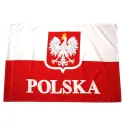 Flaga Polski z Orłem 60x90