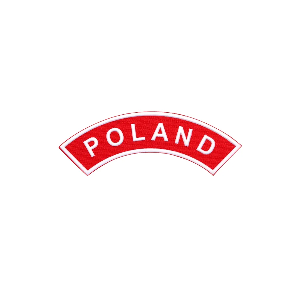 Emblemat - Naszywka Napis - POLAND