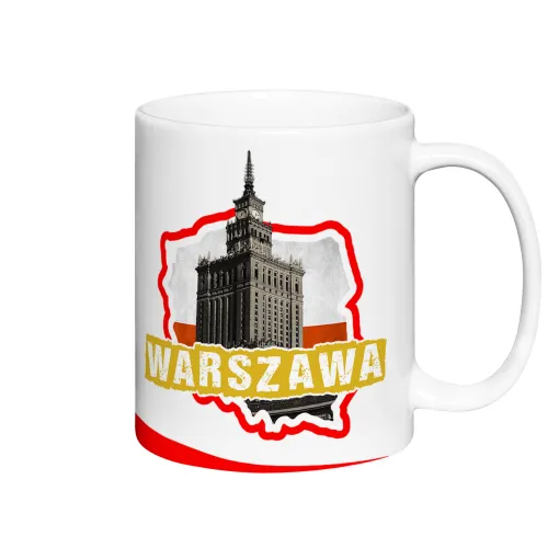 Kubek Biały Warszawa PKiN -...