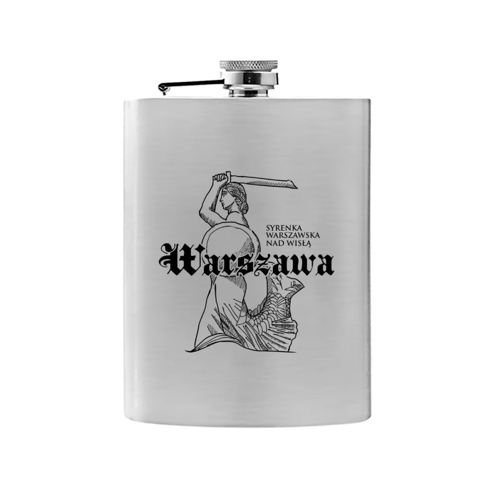 Piersiówka Metalowa Warszawa Syrenka 230 ML