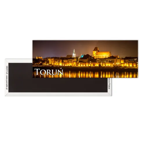 Magnes Toruń nocą panorama