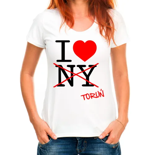 Koszulka I LOVE TORUŃ (L)::