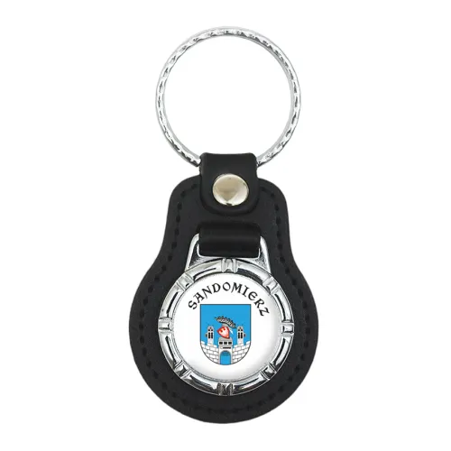 Brelok na skórce Sandomierz...