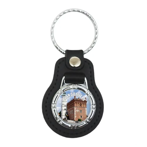 Brelok na skórce Sandomierz...