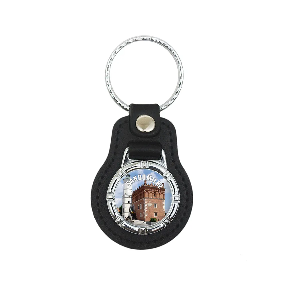 Brelok na skórce Sandomierz Ratusz