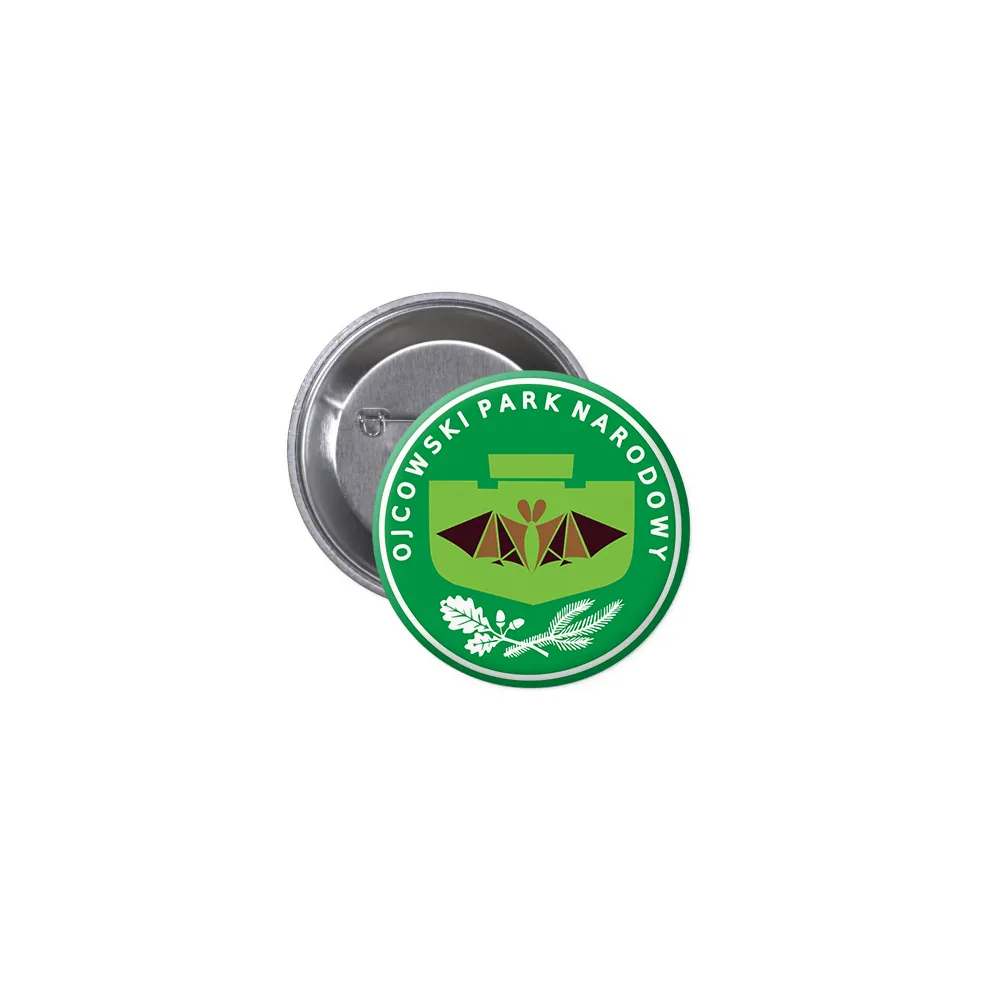Przypinka na Agrafce Ojców Logo