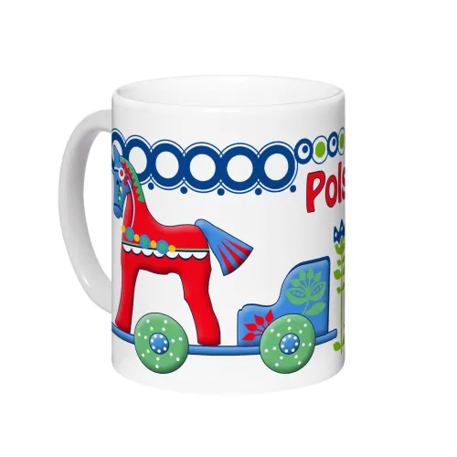 Kubek Polska Folk Konik z...