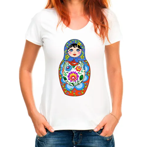 Koszulka Folklor Matrioszka...