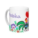 Kubek Łowicz Folklor Koguty Polska