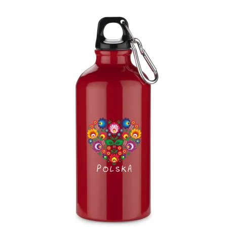 Butelka Aluminiowa Serce Polska,:
