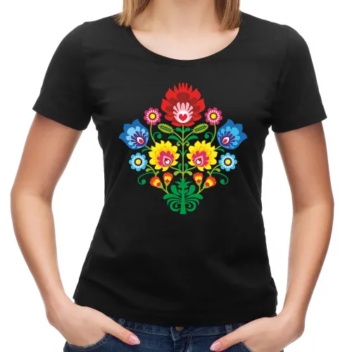 Koszulka Kwiaty Łowickie (L)::