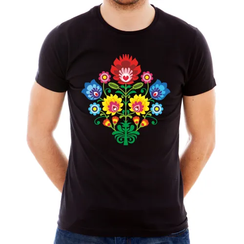 Koszulka Kwiaty Łowickie (M)::