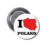 Przypinka na Agrafce I LOVE POLAND