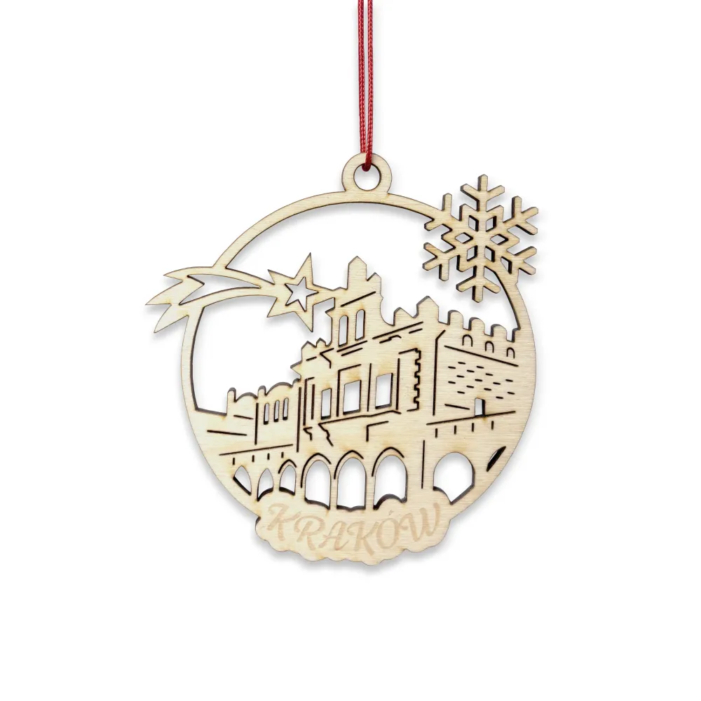 Zawieszka choinkowa sklejka Sukiennice