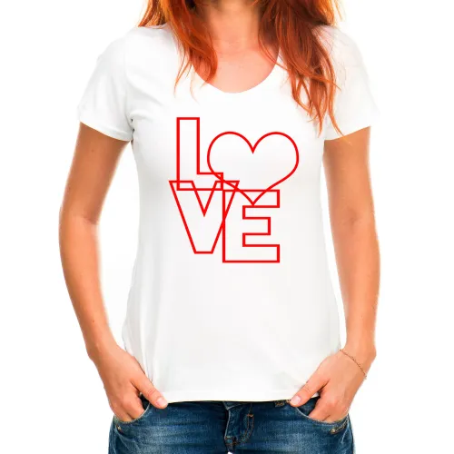 Koszulka Love Kontur (L)::