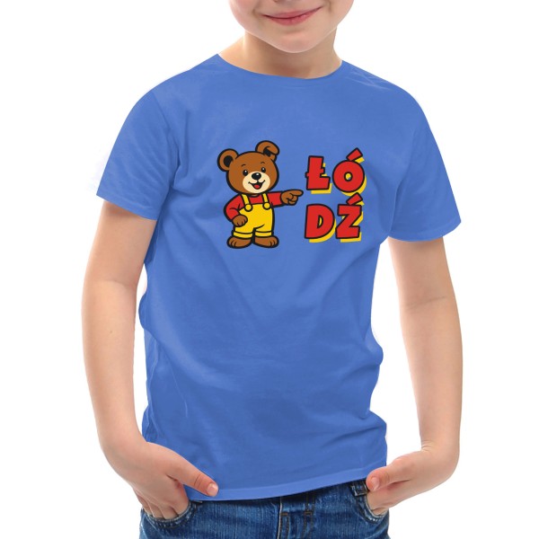 Koszulka Łódź Miś z Napisem (K)::