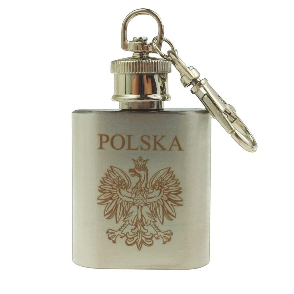 Brelok Piersiówka Polska Orzeł
