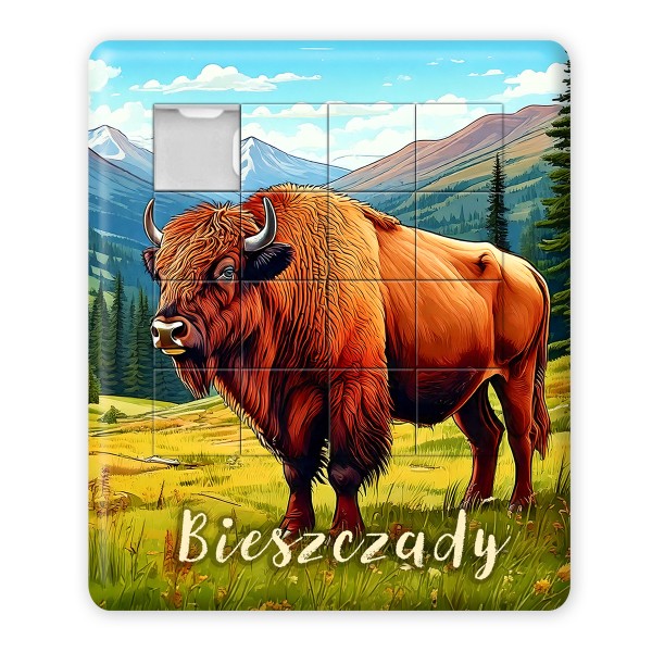 Układanka Bieszczady Żubr...
