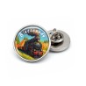 Przypinka pin Bieszczady Parowóz KP4 Rysowany