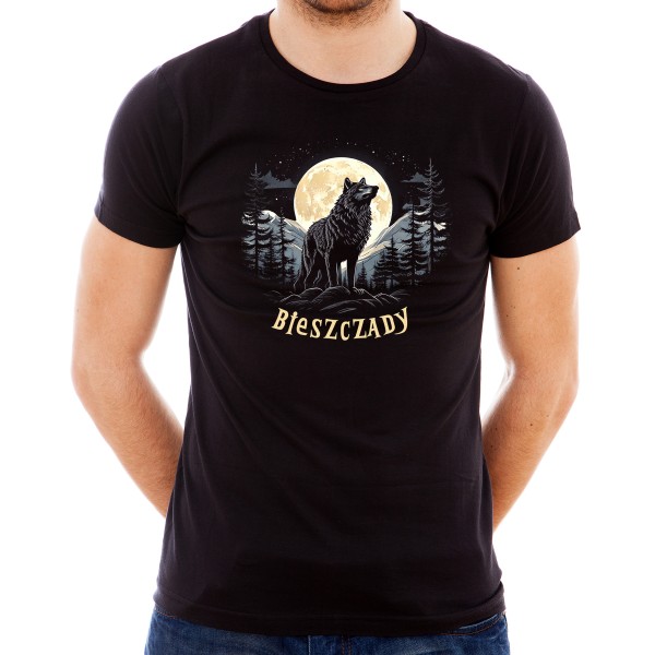 Koszulka Bieszczady Wilk i...