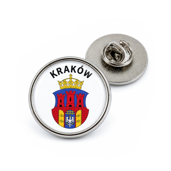 Przypinka pin Kraków Herb
