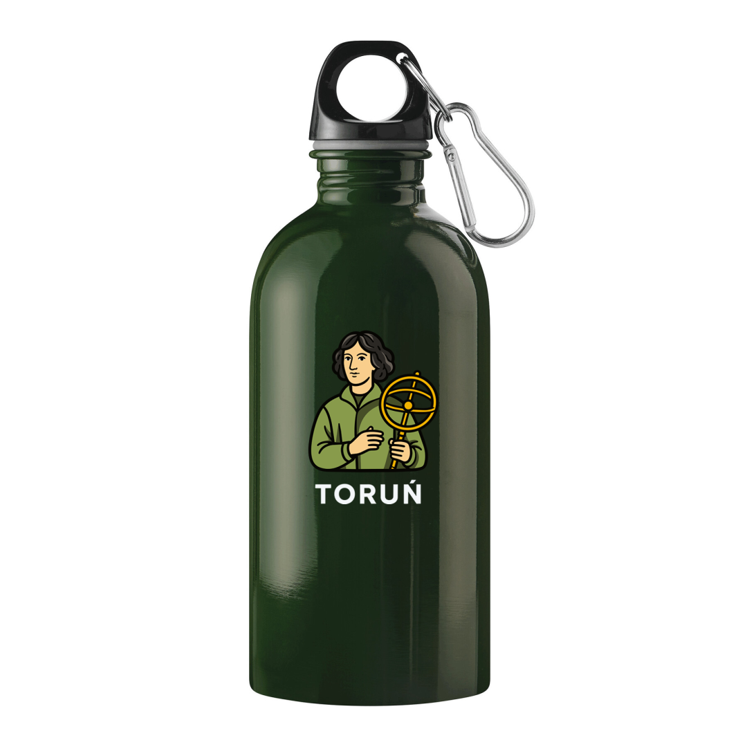 Butelka Aluminiowa Toruń Kopernik,: