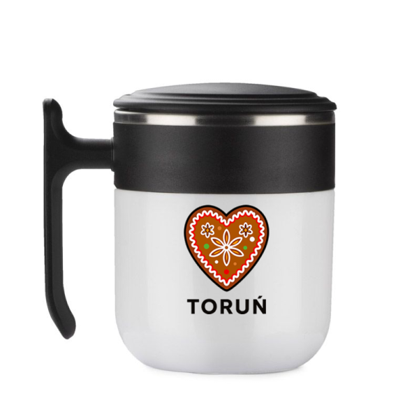 Kubek termiczny Toruń Piernik Serce (M),: