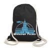Plecak Worek Warszawa Magiczna, czarny