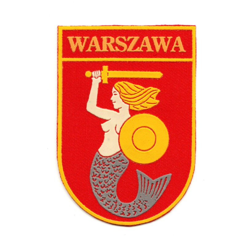 Emblemat - Naszywka Warszawa Herb B