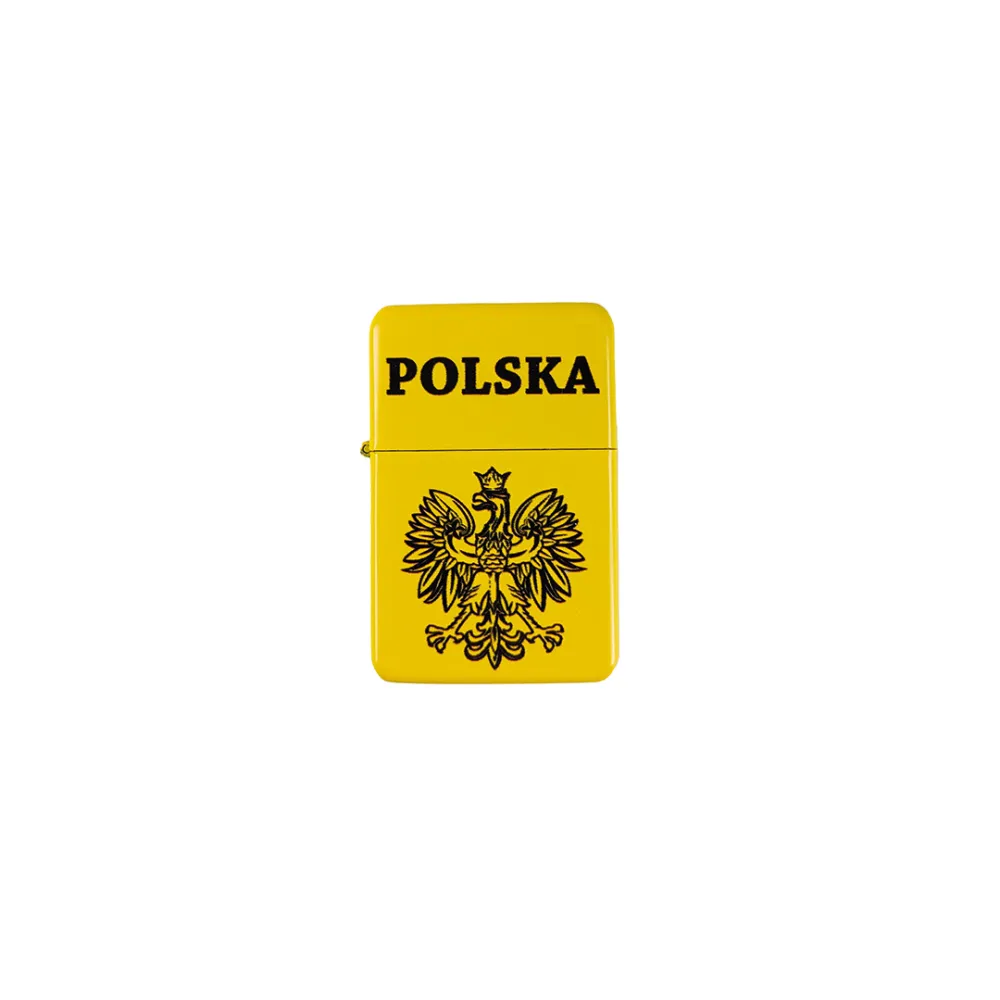 Zapalniczka Benzynowa Żółta Polska Orzeł