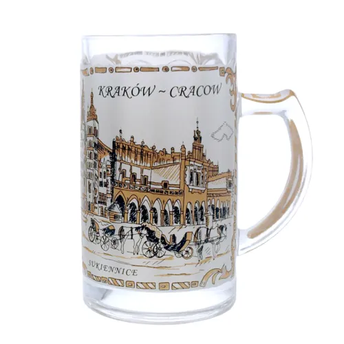 Kufel Szklany 0.5L Kraków...