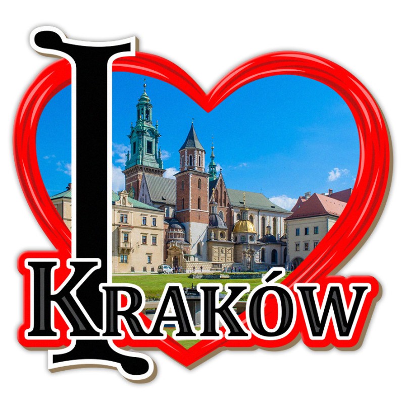 Magnes I Love Kr. Kat. na Wawelu