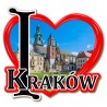 Magnes I Love Kr. Kat. na Wawelu