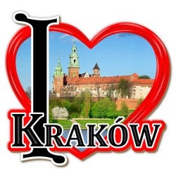 Magnes I Love Kraków Wawel...