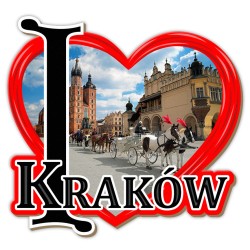 Magnes I Love Kraków...