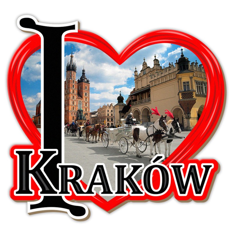 Magnes I Love Kraków Mariacki Dorożka