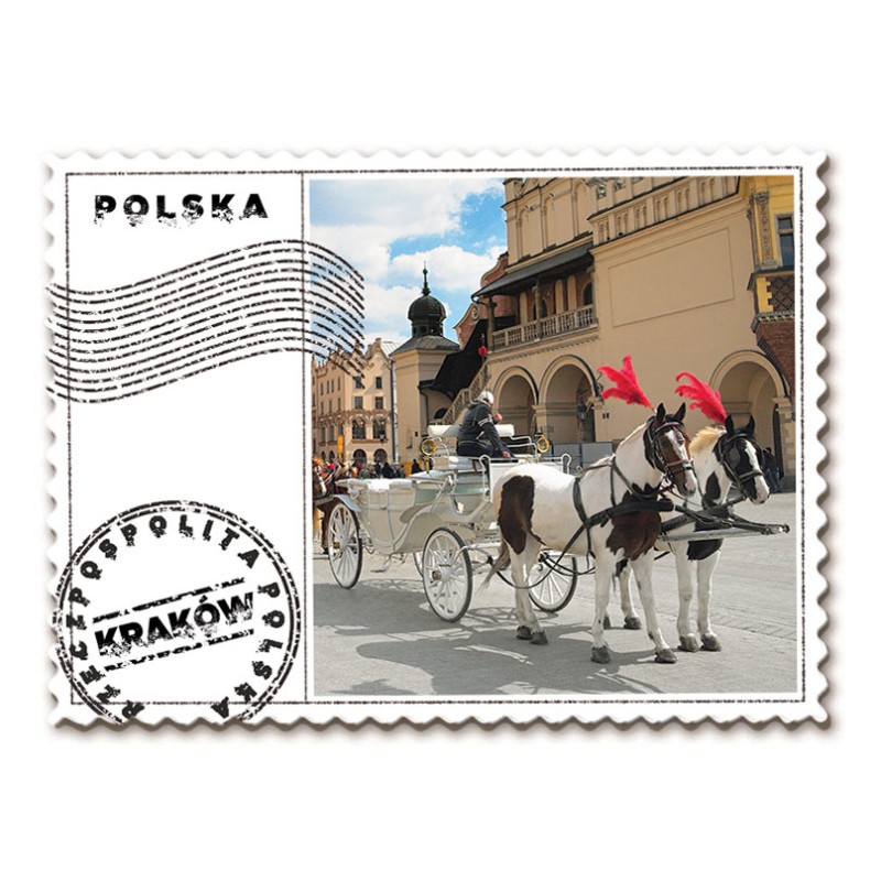 Magnes Znaczek Kraków Dorożka