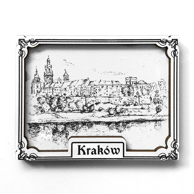 Magnes Szkic Kraków Wawel nad Wisłą