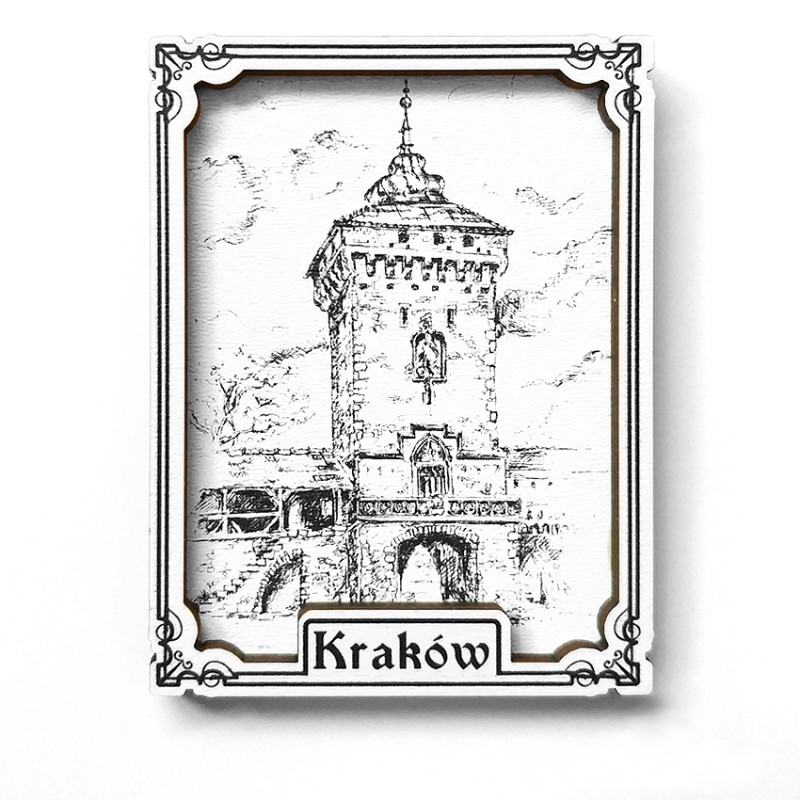 Magnes Szkic Kraków Brama Floriańska