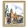 Magnes Akwarela Kraków Wawel