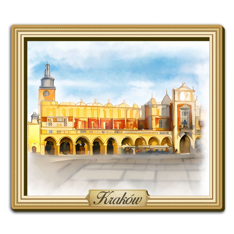 Magnes Akwarela Kraków Sukiennice