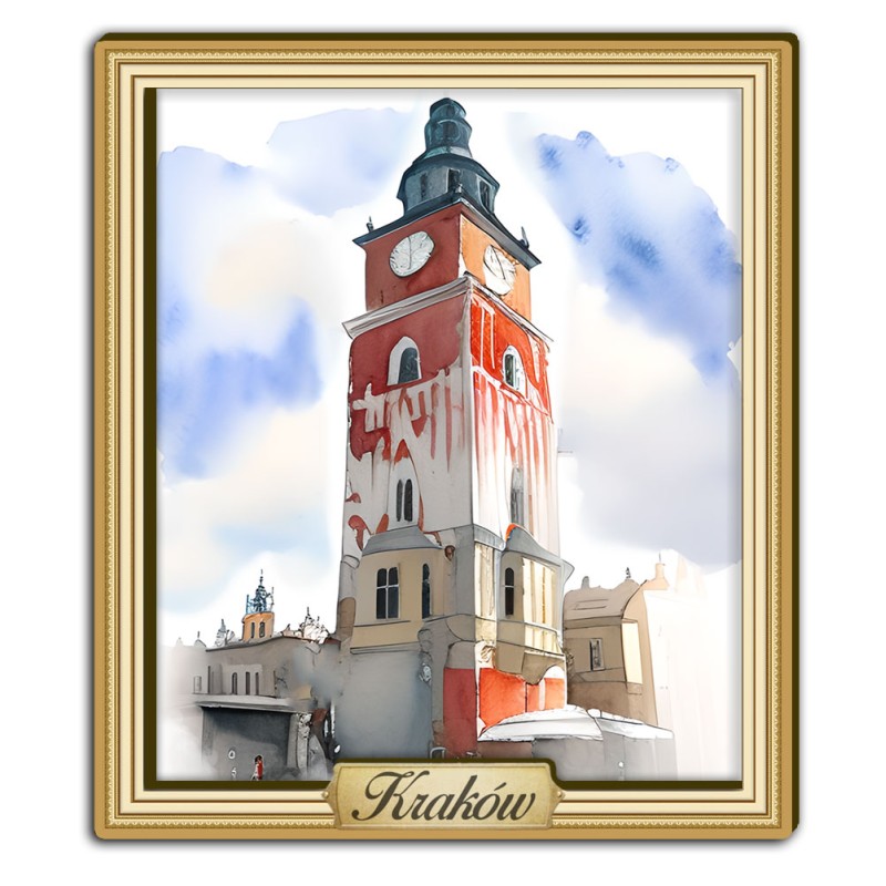 Magnes Akwarela Kraków Ratusz