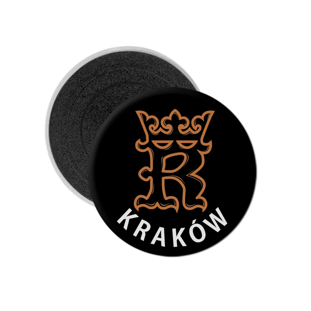 Magnes Okrągły Kraków w Koronie czarny