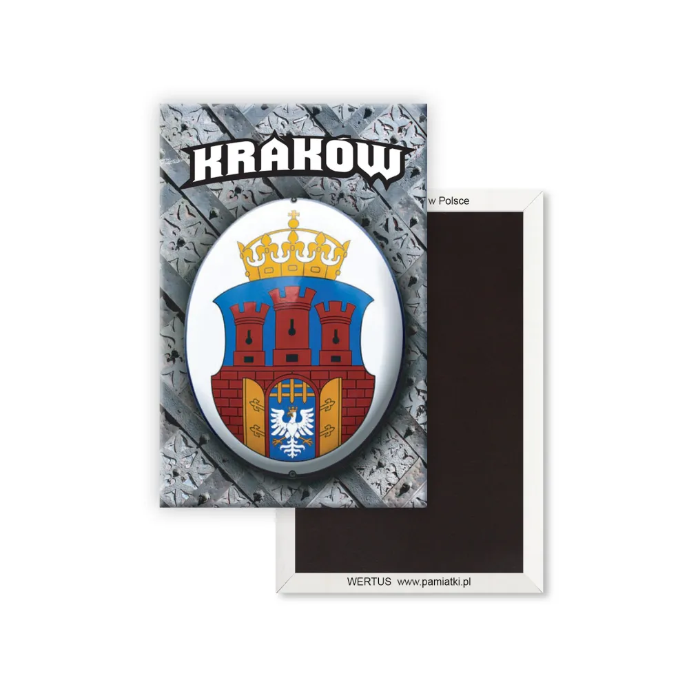 Magnes Pamiątka Kraków Herb i Brama KR11