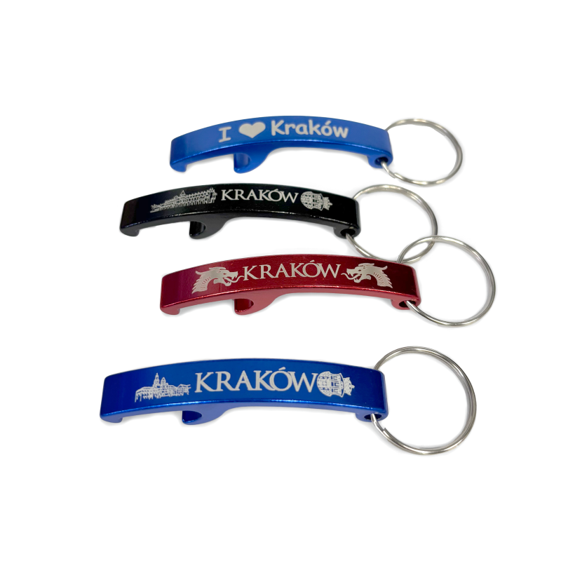 Brelok Otwieracz Metalowy Kraków MIX
