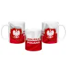 Kubek Polska Flaga 2 Mapy z Orłem