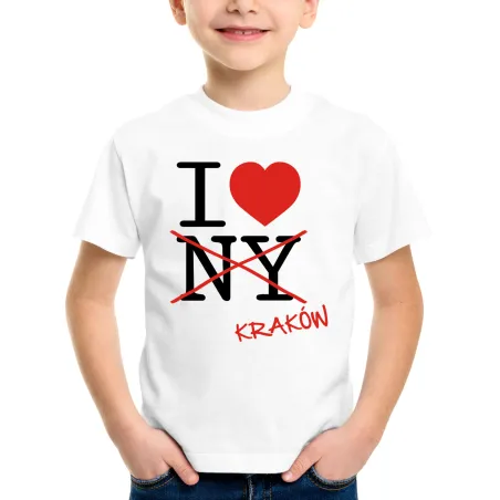 Koszulka I LOVE KRAKÓW (K)::